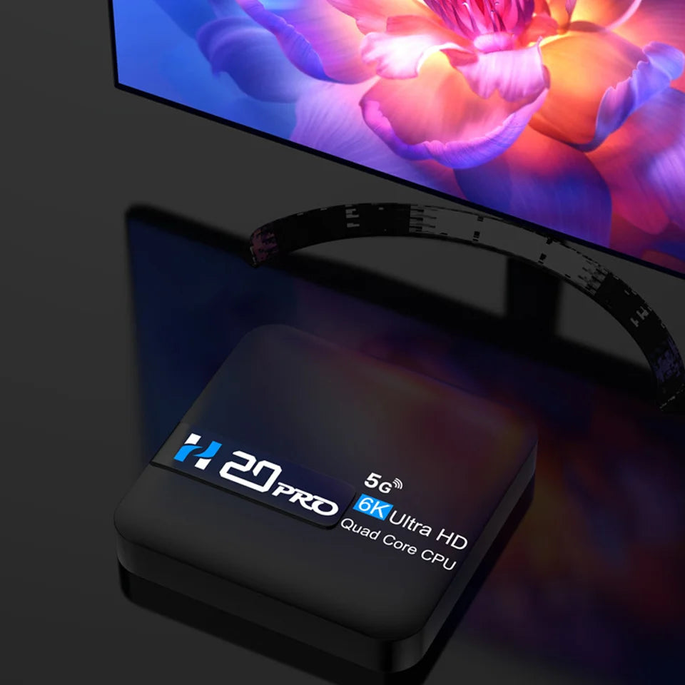 Elevate Your Entertainment with the HONGTOP H20PRO Smart TV Box - 6K Streaming, Android 10, and WiFi6 Connectivity!
