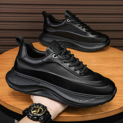 Elevate Your Style with Men's Thick-Soled Breathable Sports Sneakers - Perfect for Casual Days and Active Adventures!
