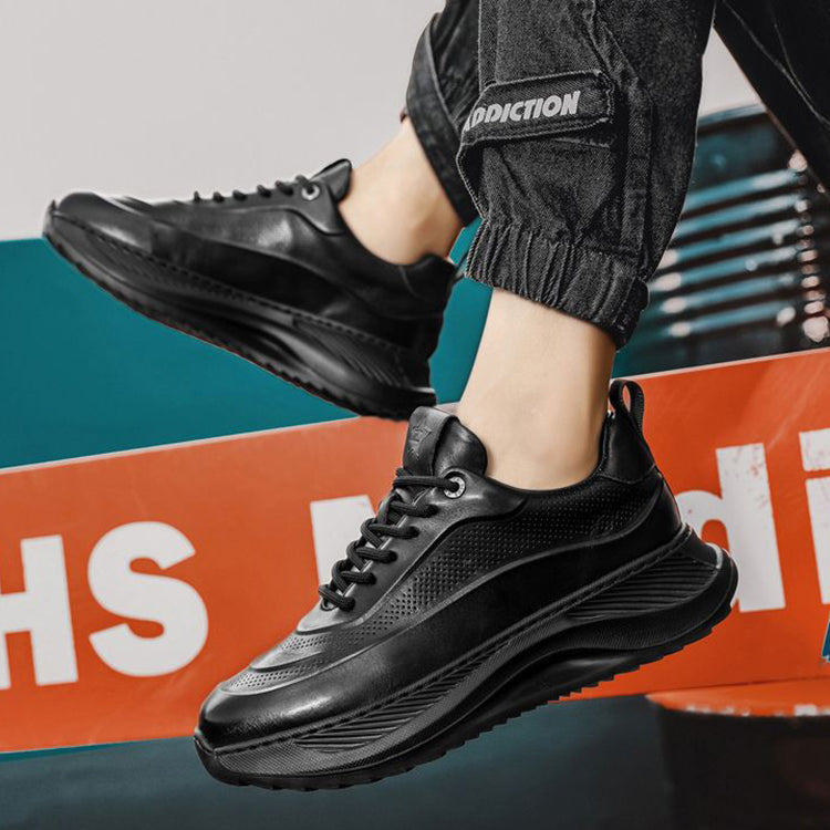 Elevate Your Style with Men's Thick-Soled Breathable Sports Sneakers - Perfect for Casual Days and Active Adventures!