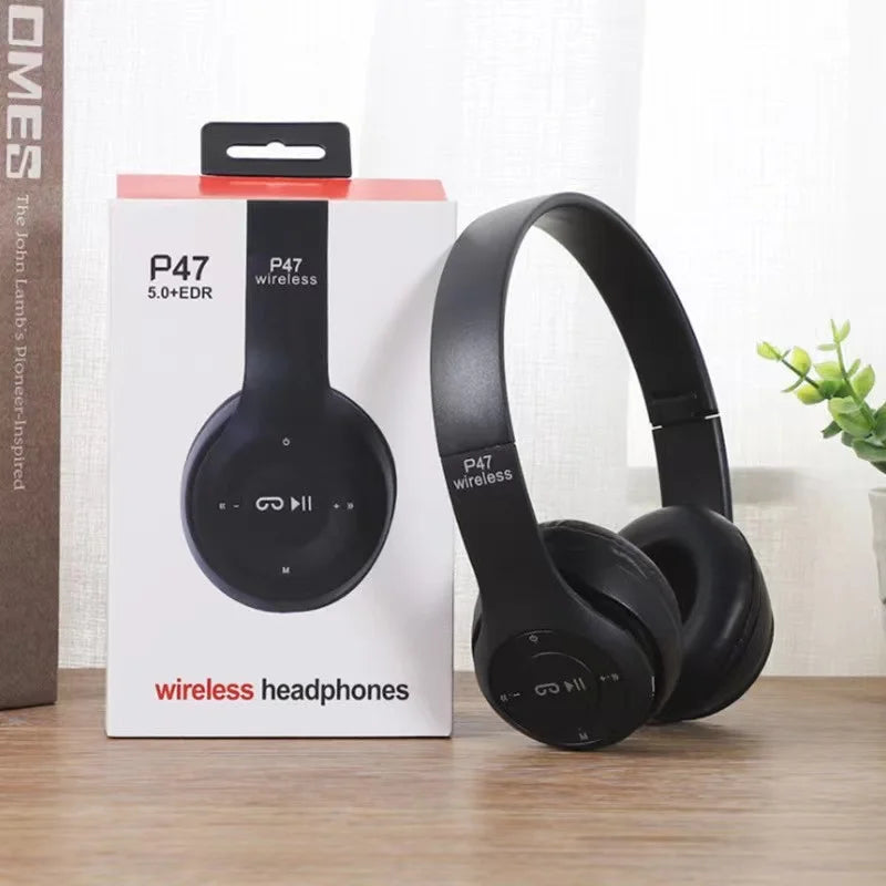 Experience Superior Sound with Bluetooth 5.0 P47 TWS Stereo Headphones - Perfect for Mobile Devices!