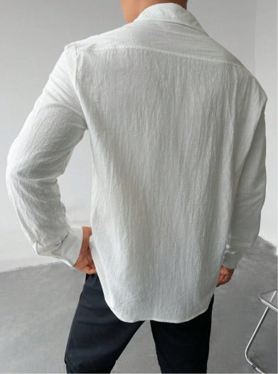 Camisa de hombre de algodón