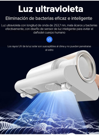 ELIMINADOR DE ÁCAROS POR SUCCIÓN DE POLVO